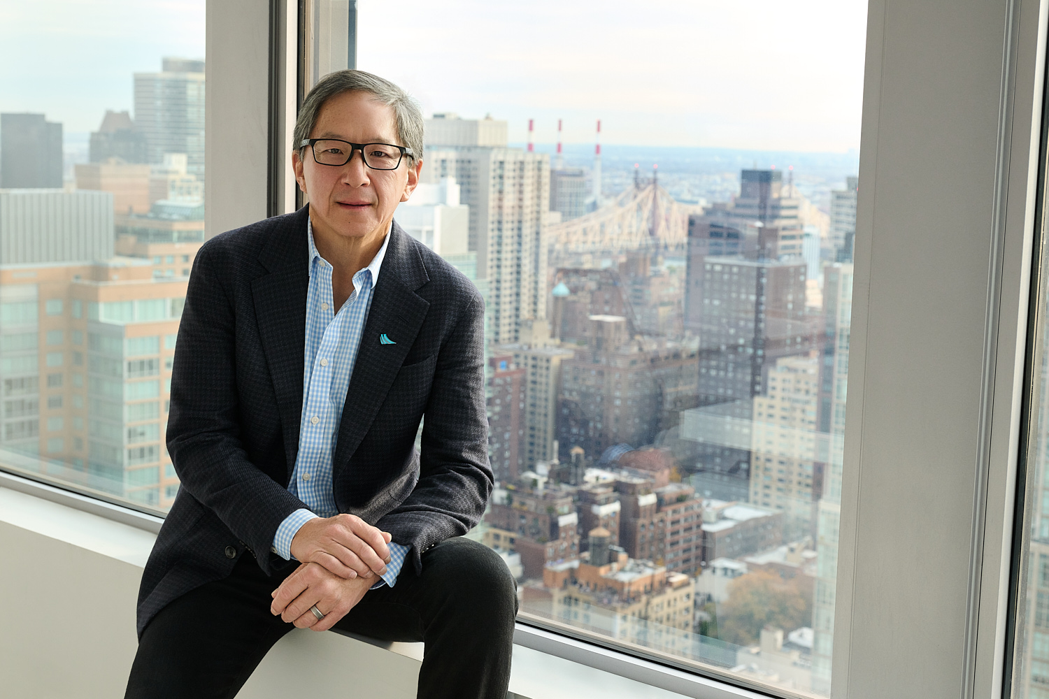 Jackson Hsieh at Macerich's 825 Third Avenue offices.