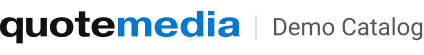 QuoteMedia Demo Catalog logo