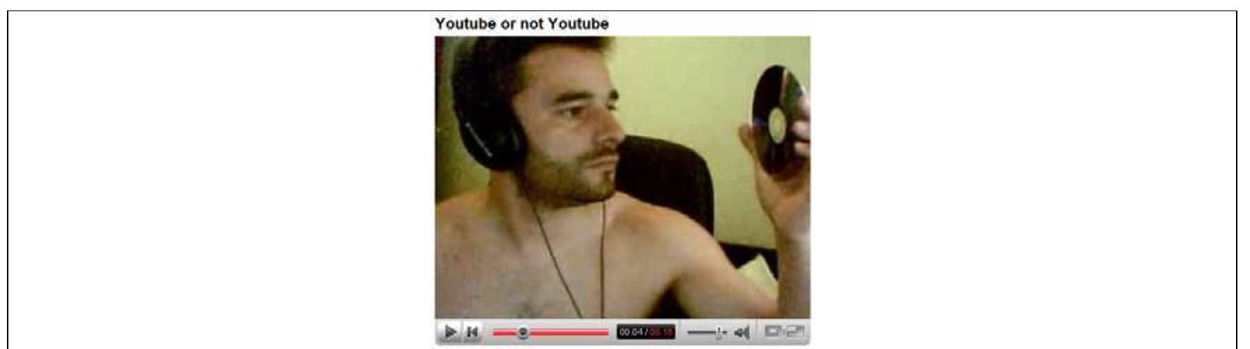 Fig. 43. A secondary element of the initial video as the responded prompt.  youtube or not youtube that is the question 
