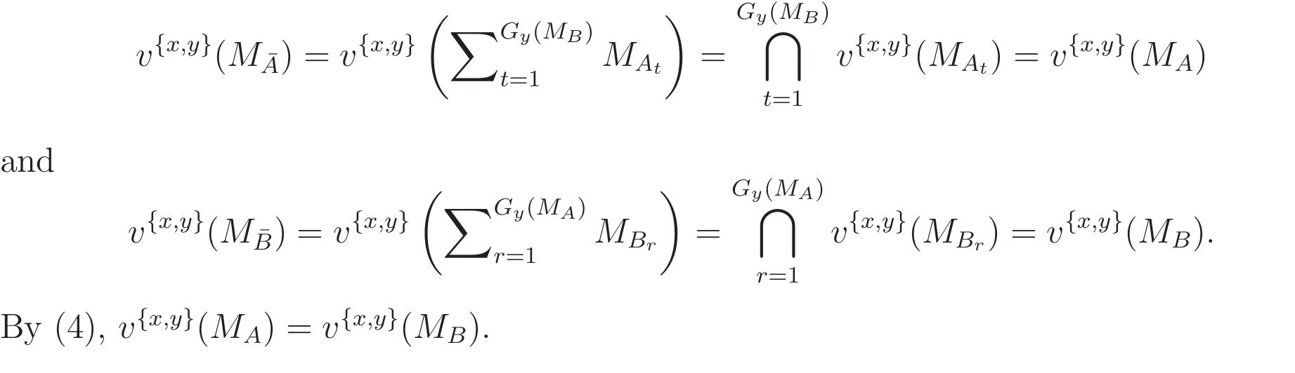 Lemma 2 Assume that the family of voting rules v is consistent in voters, anonymous,
