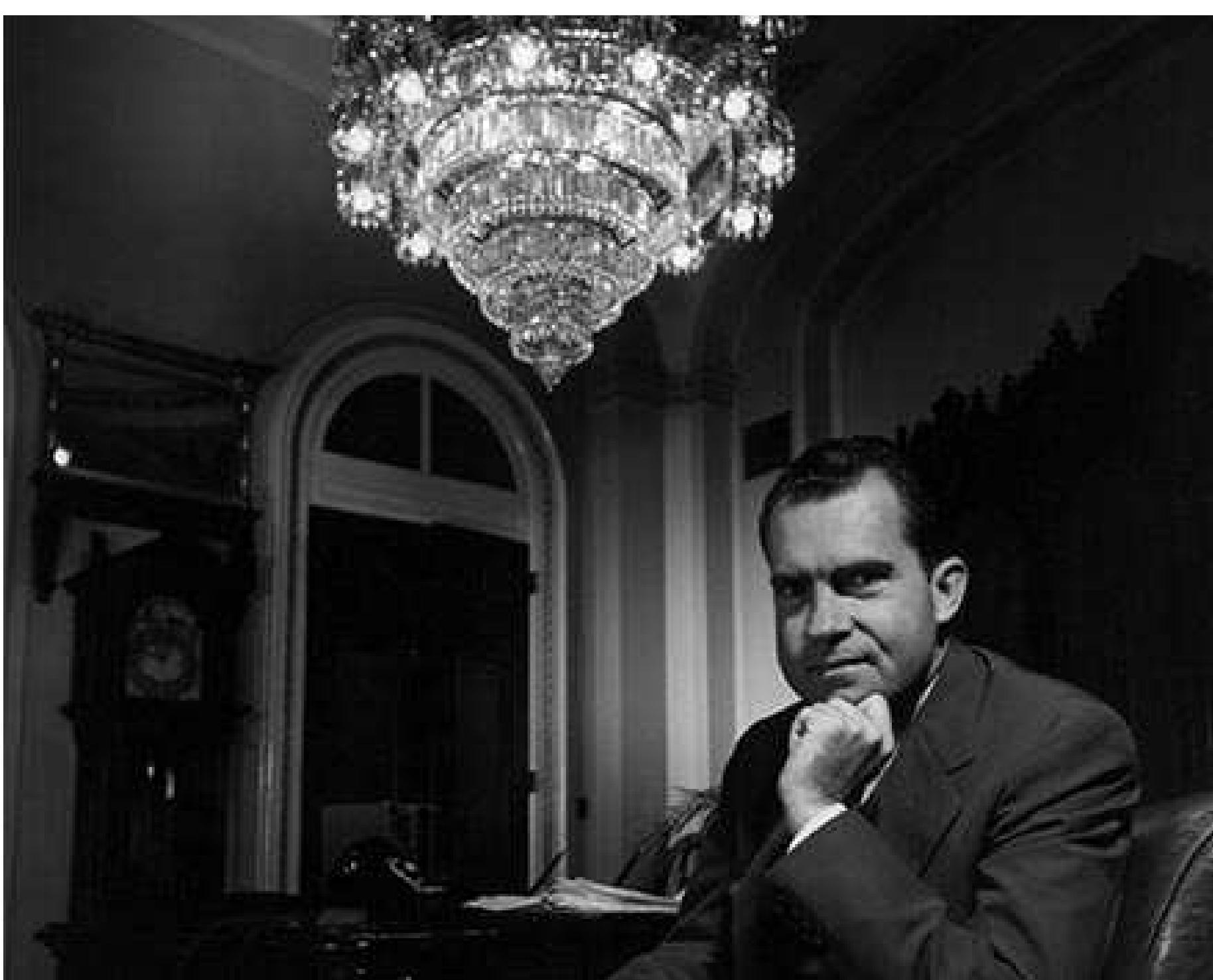 Fig 11. “Vice President Richard Nixon’, Arnold Newman, Washington, D.C., July 16, 1956 