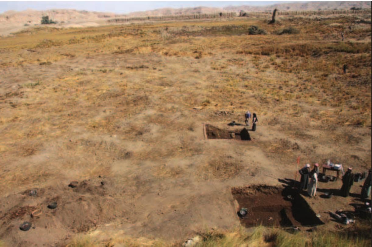 the result without doubt of the clearance and disturbance made by the sebakhin. Under this mixed-up level, however, were discovered completely intact settlement strata and the remains of mud-brick buildings. The abundant archaeological material, in particular the rich representa- tion of pottery types, indicated clearly a date going back to the Old Kingdom, and more specifically to the begin- ning of the period, probably between the end of the Third and the middle of the Fourth Dynasty (around 2600-2500 BC). 