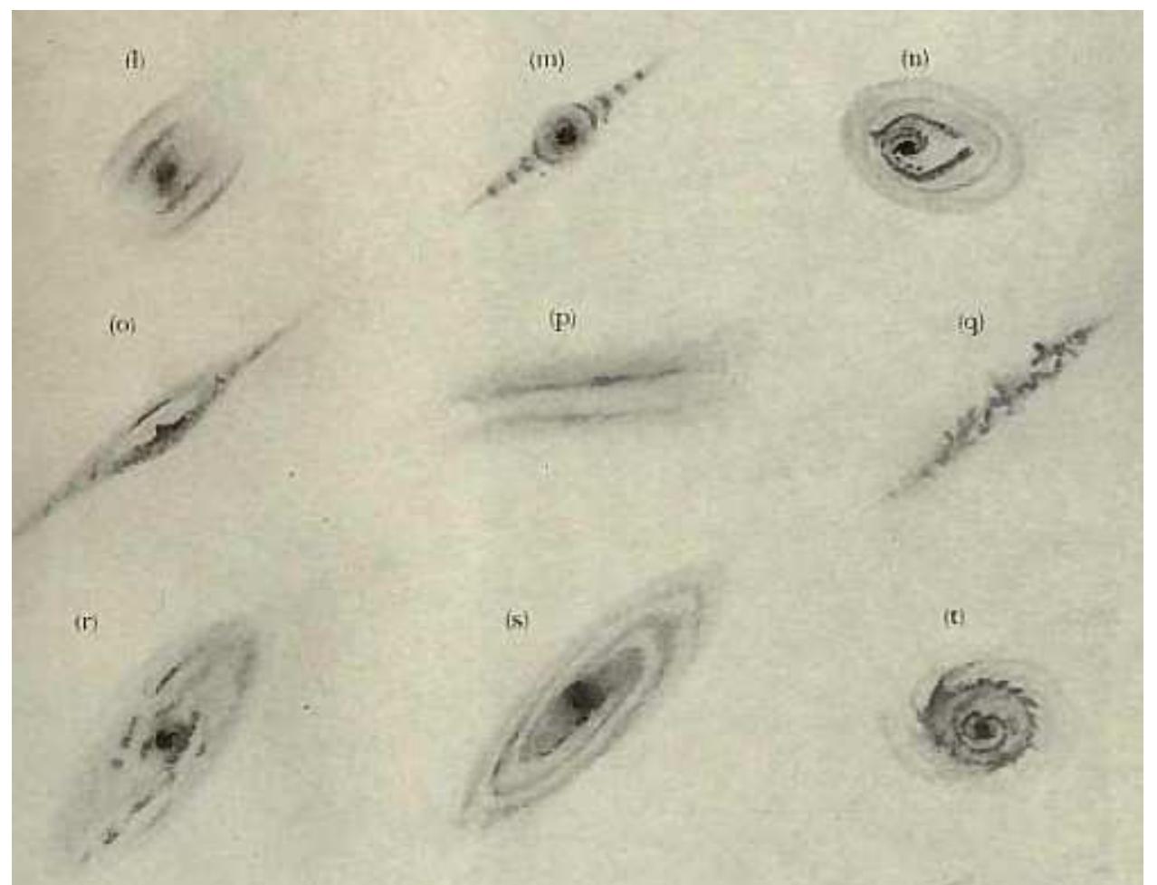 In 1917 Hubble included these photographs in his Ph.D. dissertation of different types of nebulae that he had identified. (archive.org) 