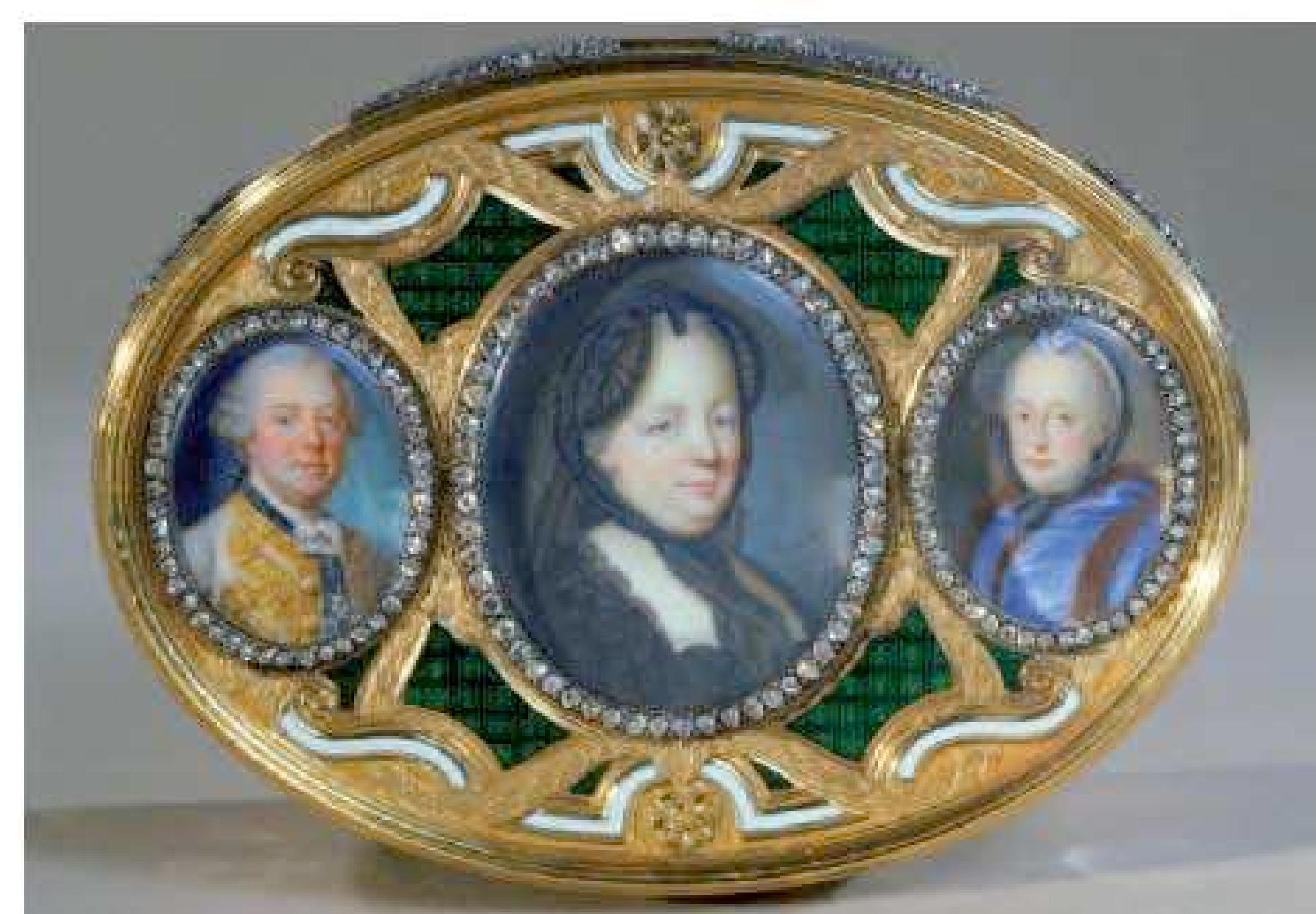 88 Franz yon Mack and Antonio Bencini. ‘Grand Snuff-box, bottom view, 1773. Vienna, Kunsthistorisches Museum, Kunstkammoer, KK 1604.