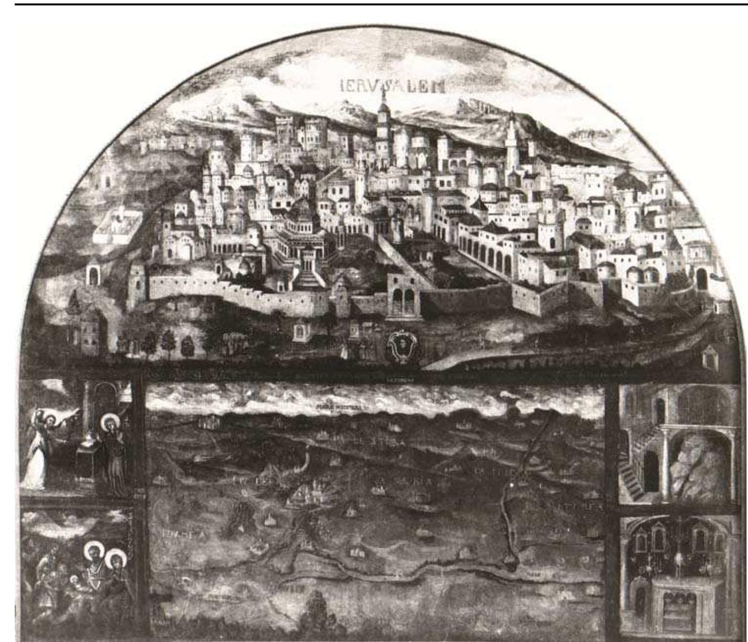 Fig. 6. - Jan Malinowski, View of Jerusalem, 1697, Olesko castle (Ukraine) 