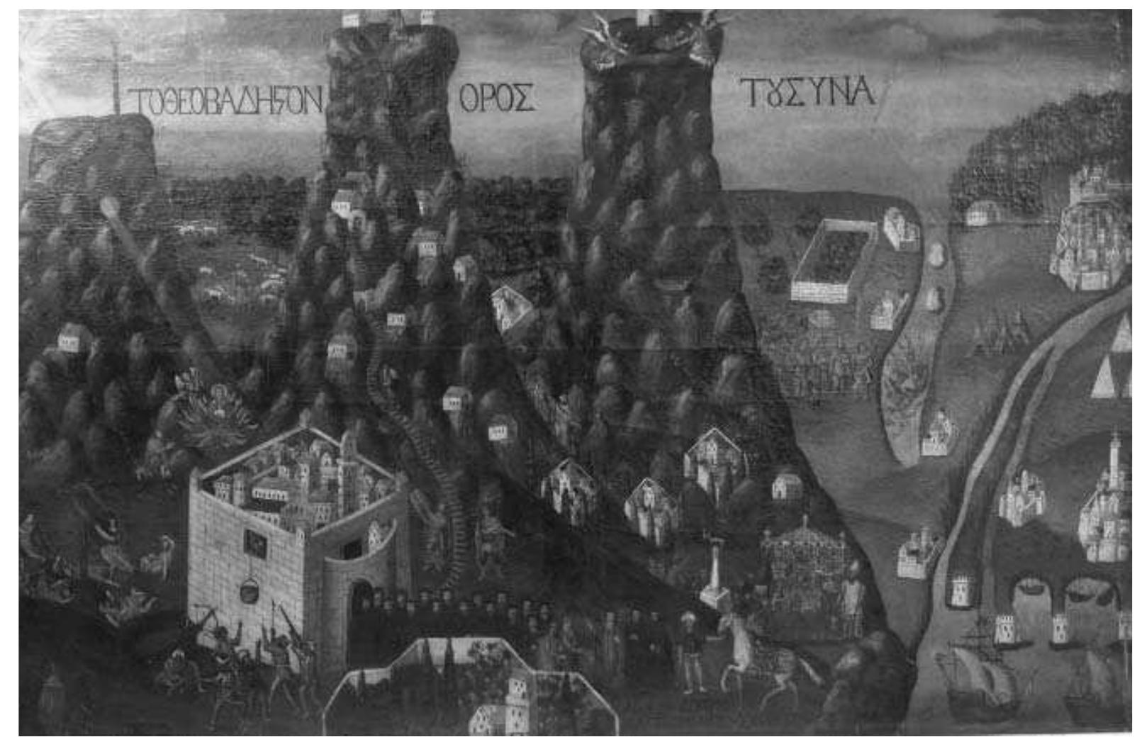 Fig. 21. Anonym, View of Sinai, National Museum, Lviv 