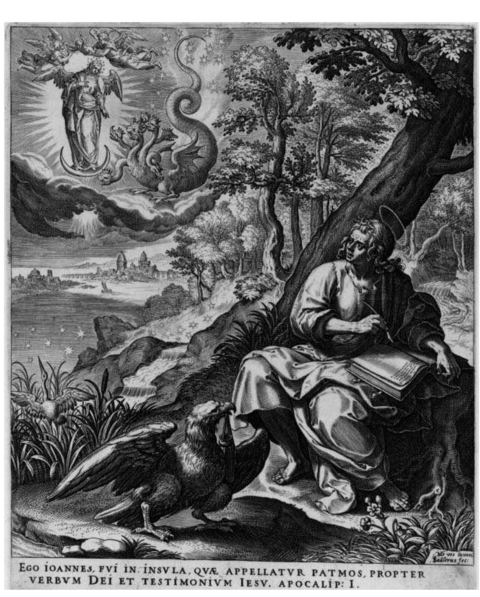 Fig. 29. John Sadeler, St. John of Patmos, engraving, Rijksmuseum, Amsterdam 