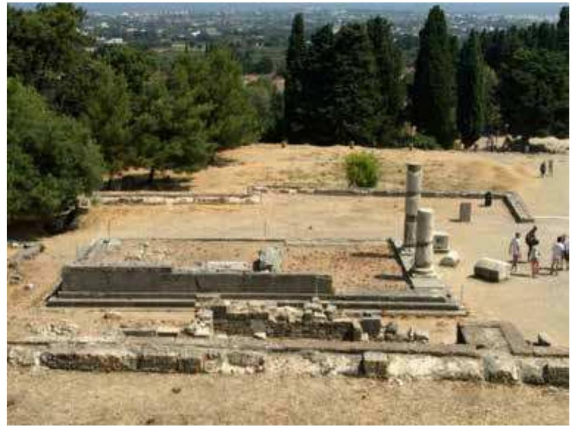 by and encouraged by Seleukid imperialism and ideology.  have transferred the cult of Apollo to Ikaros from Didyma or Daphne. Is it possible that they have used the existing sanctuary of Apollo at Ikaros as a temporary residence for the cult of Asklepios in order to spread to Tylos and elsewhere in the Gulf? Such move might have been encouraged by the Seleukids since Asklepios was the son of their patron deity and divine brother of their dynasty’s founder. Therefore, the arrival of the cult to Tylos and the Gulf was not a private or a polis initiative but an initiative backed  by and encouraged by Seleukid imperialism and ideology. 