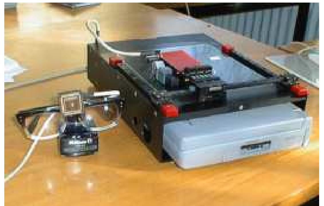 total of 48 actuators distributed in an area of 43 mm X16 mm which can be conveniently  3.21 mm and 2.45 mm in x and y-direction respectively. The tactile output field consists in  camera used together with the VTD to form a complete TVSS. 
