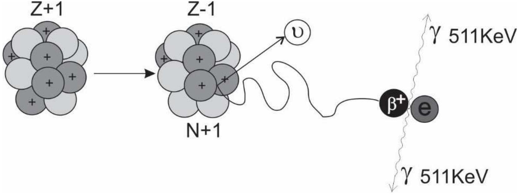 Figure 1. Annihilation and gamma photons production 