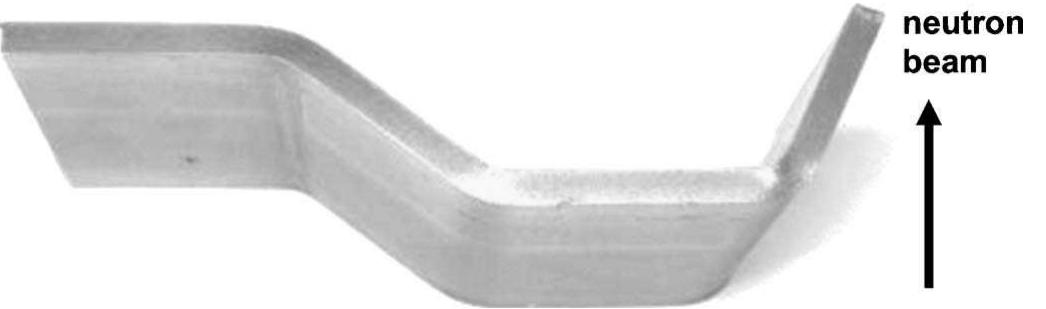 FIG. 5. Steel plate (5010 mm?) of 5 mm thickness was deformed as shown on photo. 