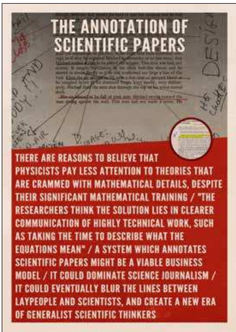 of modern science’s dysfunction, so it stands to reason that we should seek to bring some order to this information with the expectation that most of what we are organizing will not lead us to answers. The point of organizing it is to be able to move through this information more efficiently. 