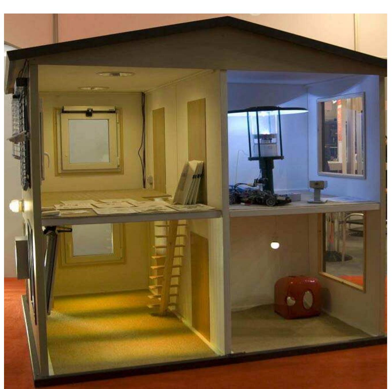 Fig 3. Image of the Modelled Smart Home 
