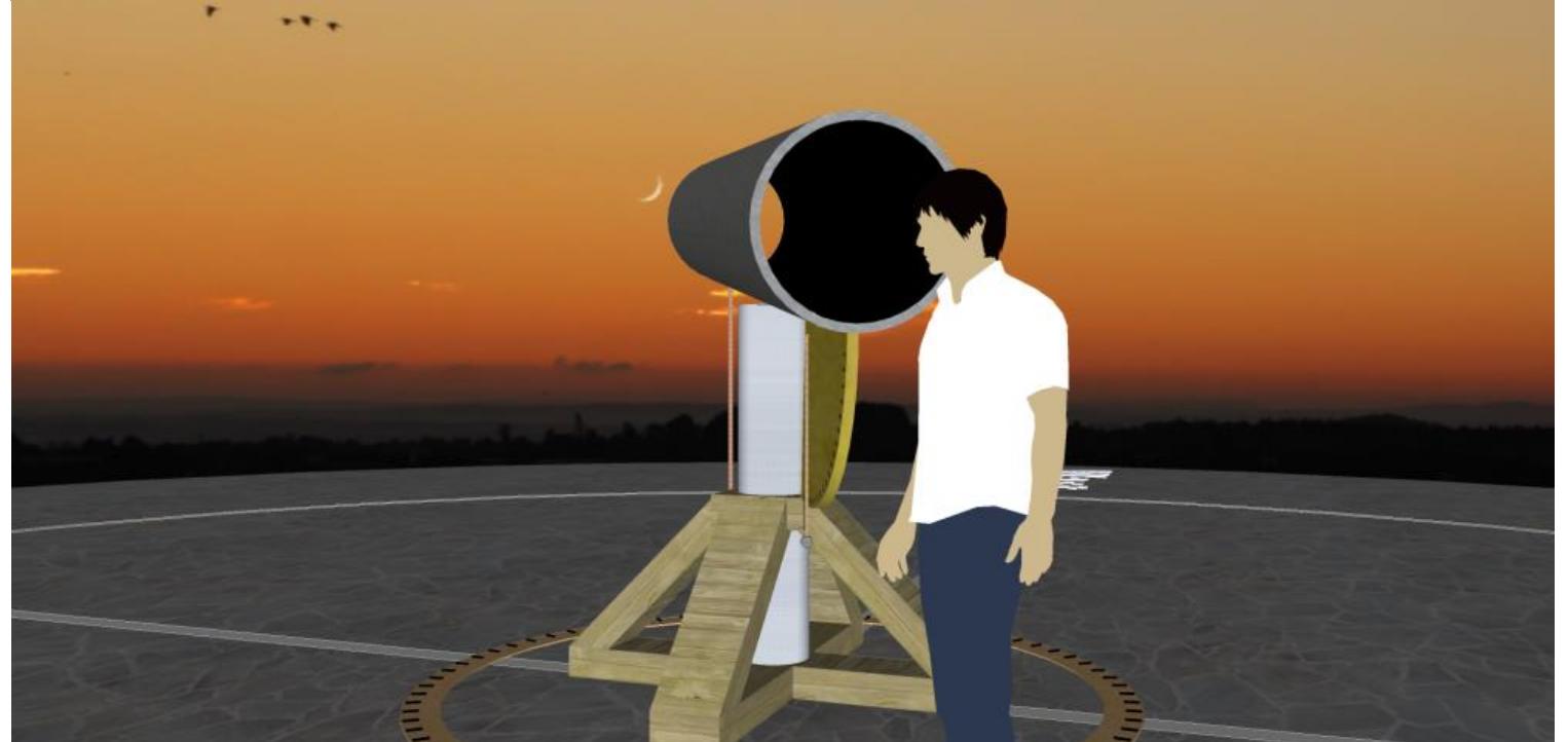 = 29  Figure 3: A possible reconstruction of Biriint’s sighting tube. 