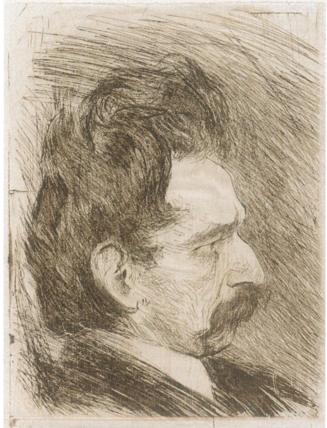 139. ae = Portrait of Tadeusz Zuk-Skarszewski, 1903, fluorine etching, 214 x 193 mm (Warsaw, National useum). 