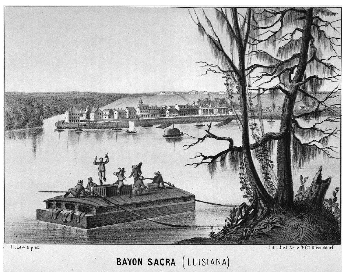 Figure 4. Lithograph by Henry Lewis from Das illustrirte Mississip- pithal: Dargestellt in 80 nach der Natur aufgenommenen ansichten vom Wasserfalle zu St. Anthony an bis zum Gulf von Mexico (Diisseldorf: Arnz & Comp., 1857), 400. Library of Congress, Rare Book and Special Collections, [F353.L67].  vaguely known to most in the East seemingly better understood.”°  In much the same way that white Americans described boatmen as nat ural musicians whose music was somehow part of a timeless nature, the} also did so with free and enslaved blacks. Both the boatmen’s and slaves music sounded exotic and outside the familiar aural experience of thes« white commenters. This is evident not only in descriptive accounts bu also in examples from the blackface minstrel stage. Slave music, accord. ing to E. P. Christy, a creator of American blackface minstrelsy, “floatec wildly” and “hummed ... in the breezes,” similar to how the boatmen’: music “echoe[d] from the distant bluffs.” Part of the power of the min: strel stage came because white performers in blackface emphasized thei: fidelity to the sounds of the enslaved during their performances and triec to sell minstrelsy as an accurate portrayal of black music and life. Thus when whites in blackface staged musical boatmen characters, an excep: tion to the homogenized whiteness of the boatmen imagery appeared However, because the cultural power inherent in blackface came througl its ability to racially exclude, the presence of staged black men set or waterways singing from their doubly “natural” predilection as musica  