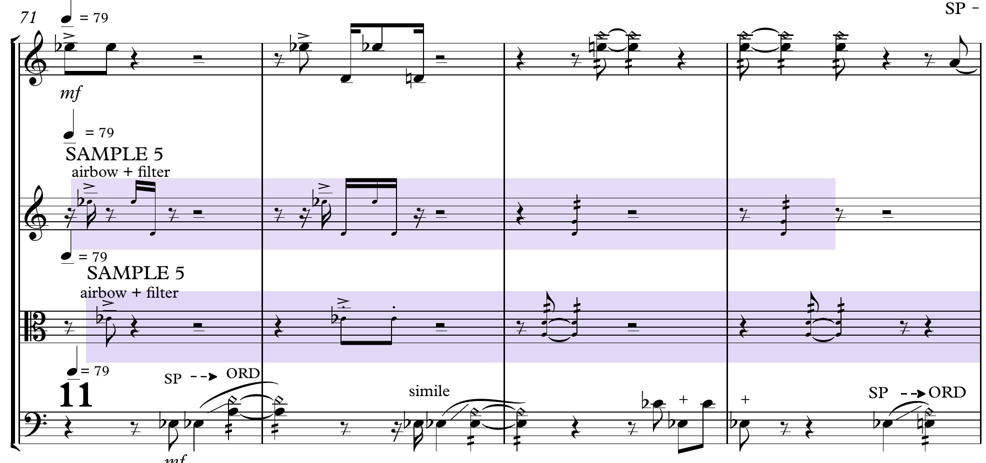 Figure 22. Glissando-like motif in its first full iteration (S.Moroz) 