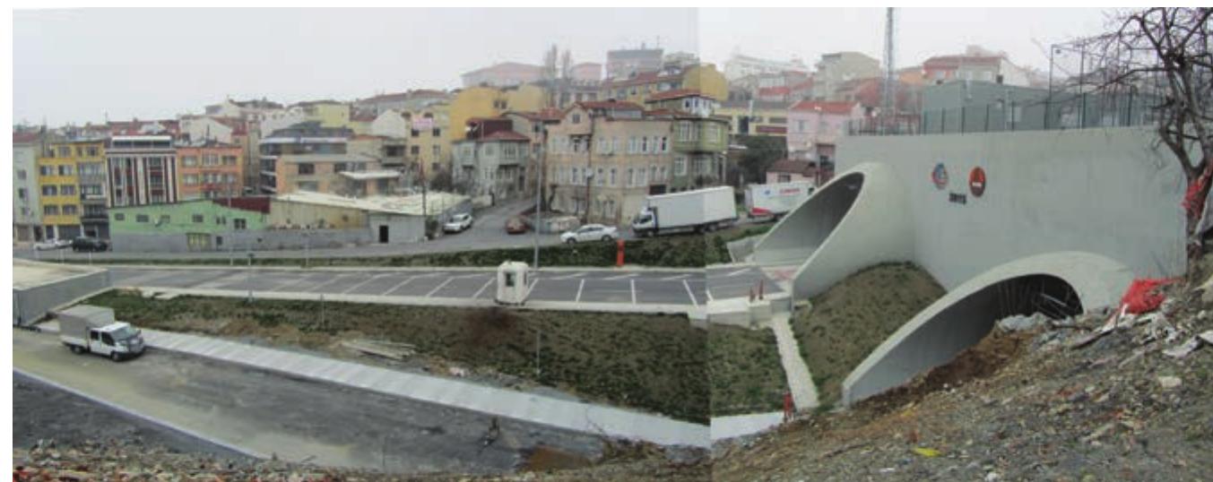 a. The new traffic tunnel (R. Kasmo, 2017). 