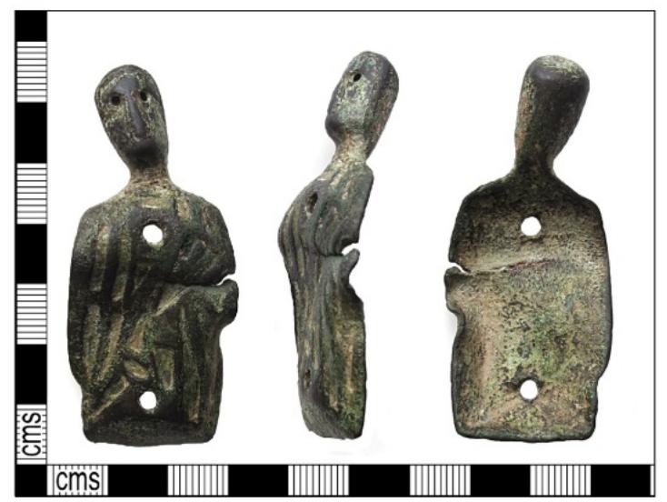 Fig. 10. Figure of Limoges reliquary from Wrelton, North Yorkshire, No DUR-B54092 (after Lewis 2015, fig. 6). 