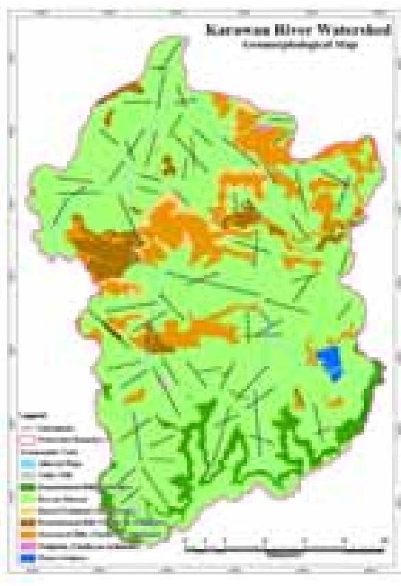 Figure 4: Stream Ordering /Drainage Map 