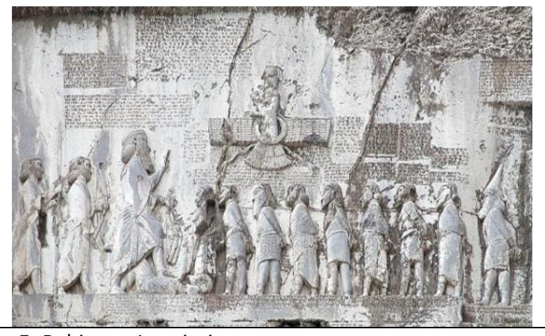https://commons.wikimedia.org/wiki/File:Behistun_inscription_reliefs.jpg  