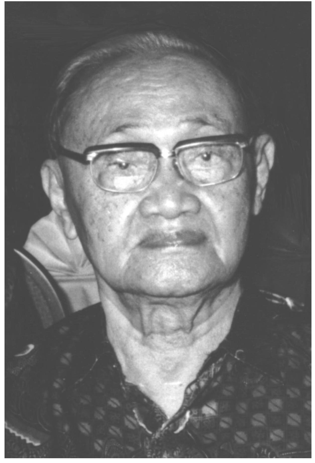Poorwo Soedarmo: Father of Indonesian Nutrition (1995). Source: Poorwo Soedarmo, ‘Biographic Sketches of Nutritionists in the Asia-Pacific Region,’ Asia Pacific Journal of Clinical Nutrition 4 (1995): 394.