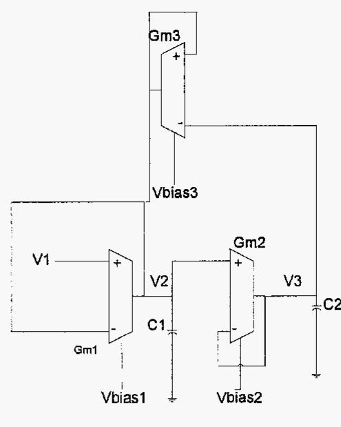 Figure 8: First Order Gm-C Filter. 