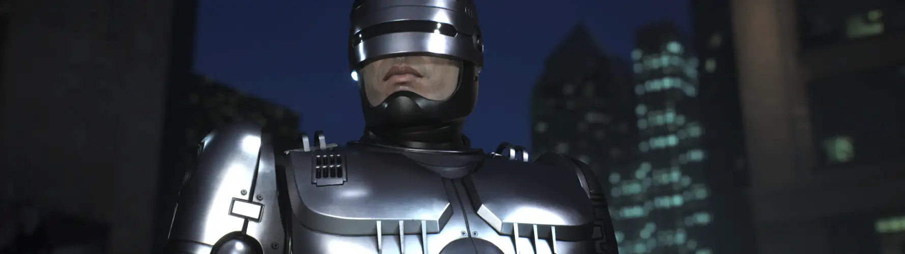 A 32:9 screenshot of RoboCop: Rogue City - Unfinished Business