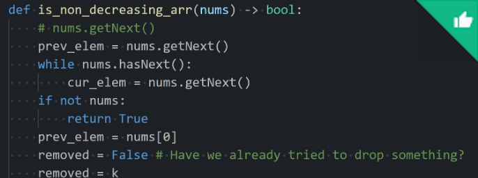 Non-decreasing Array