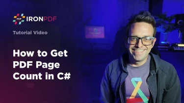 How to Get PDF Page Count in C# | IronPDF
