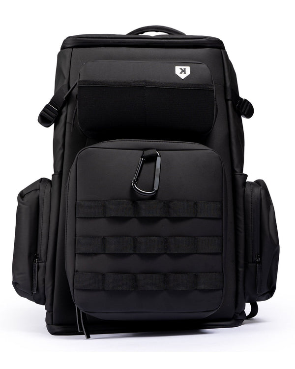 Front view of Pitchers Only Black Shove Day Bag