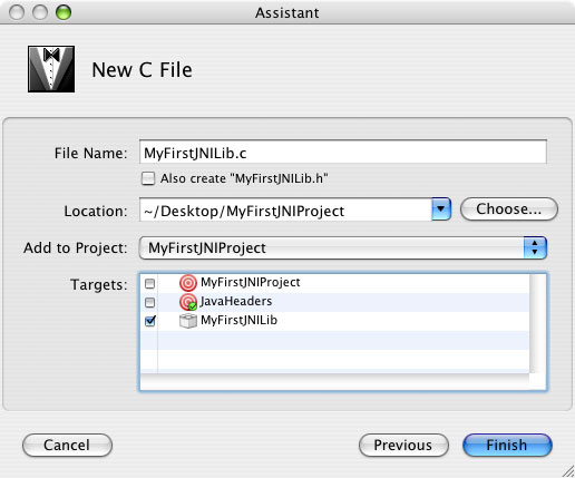  Do not Create MyFirstJNILib.h