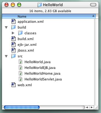 HelloWorld Files Snapshot