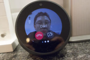 amazon echo spot calls