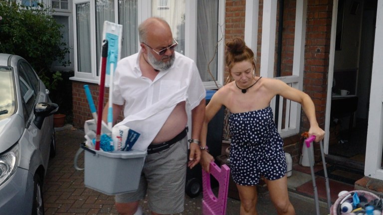 Millionaire Anthony and barmaid Tilly handcuffed together on Channel 4's Handcuffed