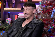 Kory Keefer smiling as a guest on Watch What Happens Live.