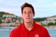 Luke Brumer talking in Below Deck Mediterranean Season 11 Episode 8.