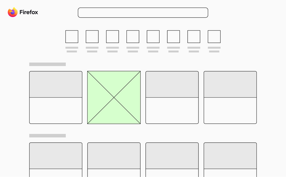 Native Ads in Firefox New Tab page.