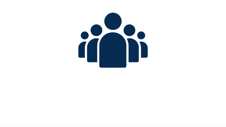 Clip art of a group of people. Links to individuals page.